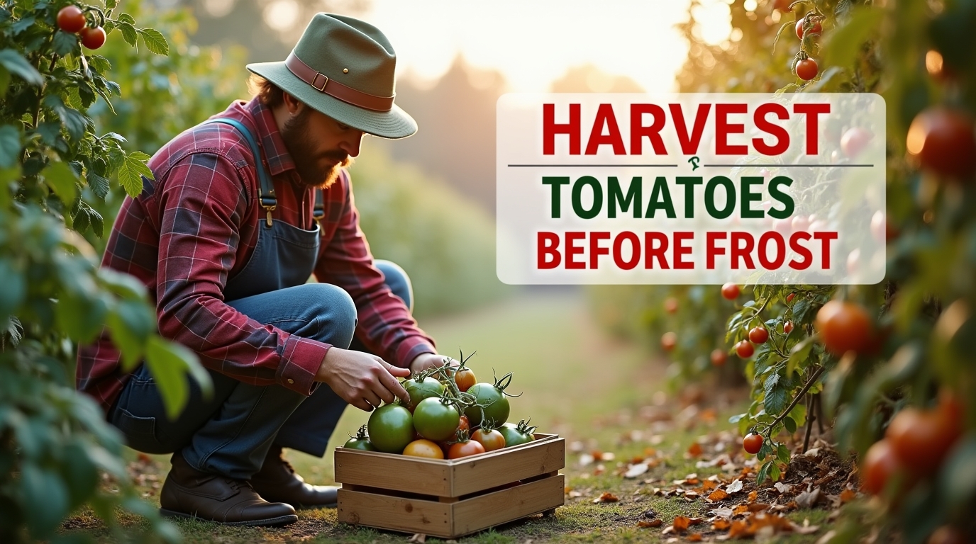 Harvesting Late Tomatoes Before Frost : How to Save Green Tomatoes
