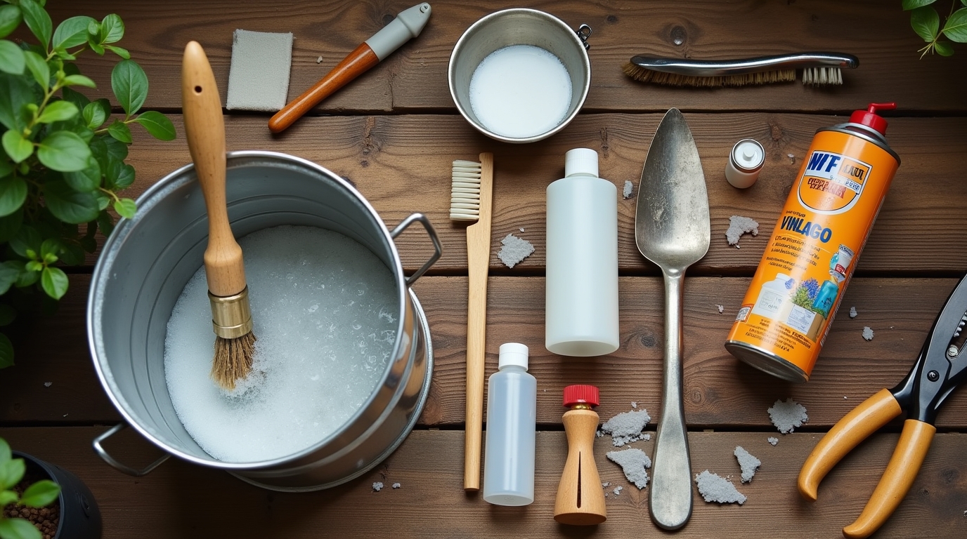 Cleaning Garden Tools for Storage