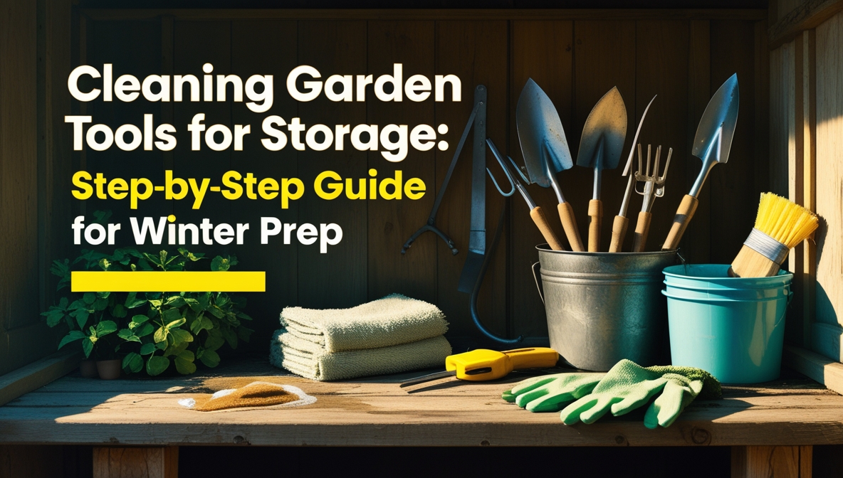 Cleaning Garden Tools for Storage: Step-by-Step Guide for Winter Prep