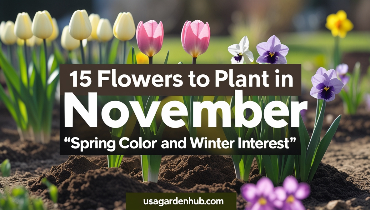 15 Flowers to Plant in November for Spring Color &amp; Winter Interest