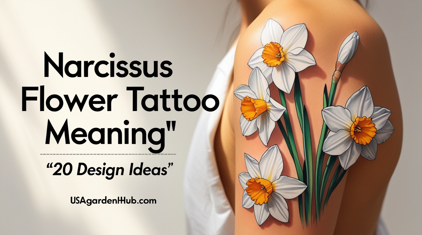 Narcissus Flower Tattoo Meaning and 20 Design Ideas