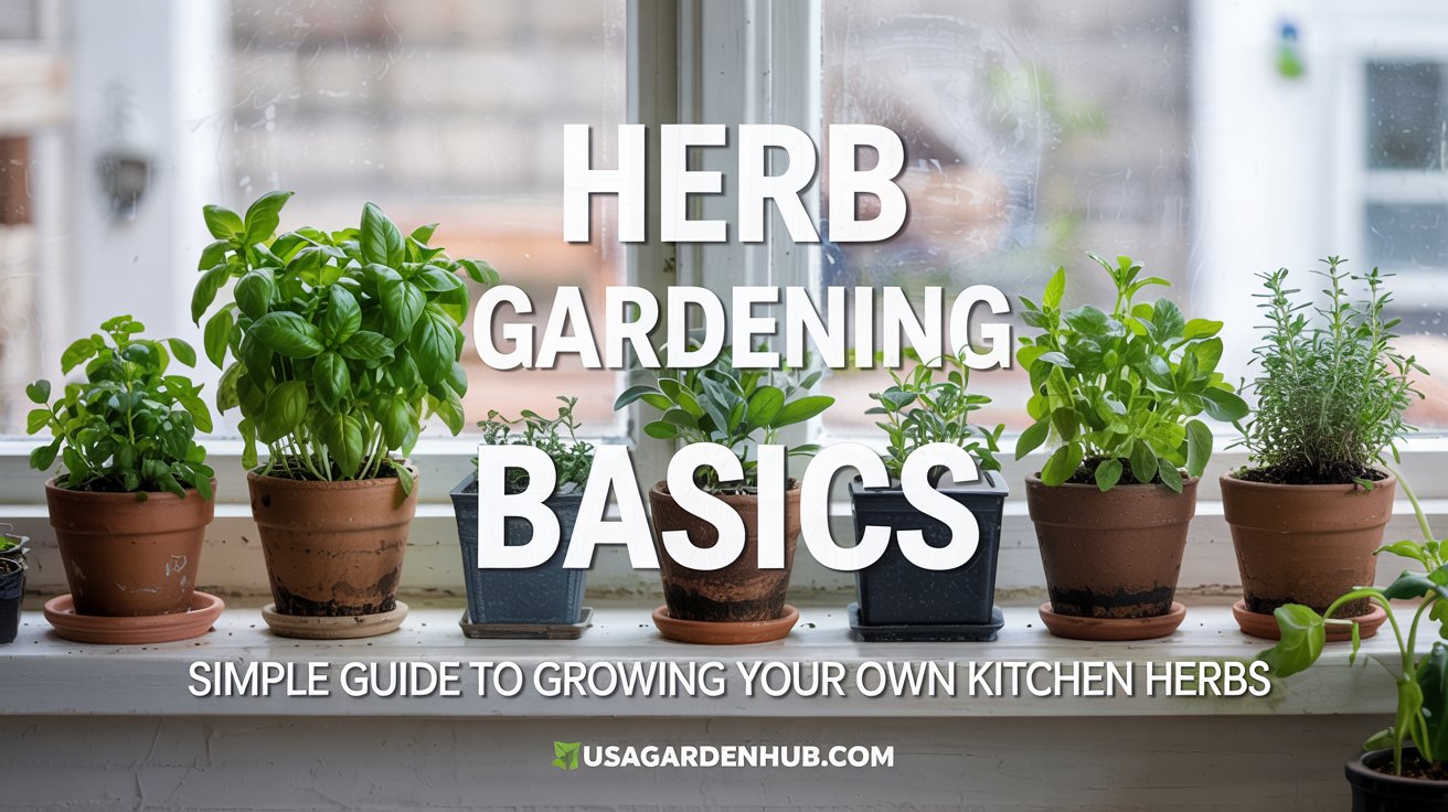 Herb Gardening Basics: A Simple Guide to Growing Your Own Kitchen Herbs